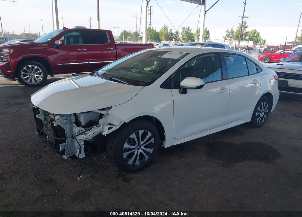 2022 TOYOTA COROLLA HYBRID LE VIN: JTDEAMDE0N3013529