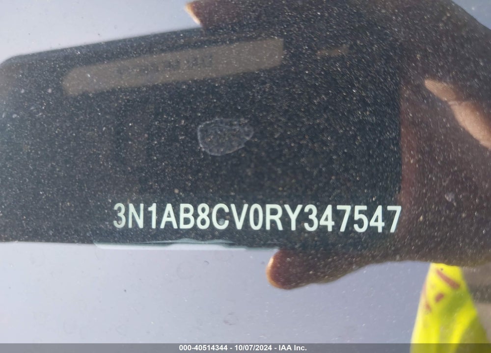 2024 NISSAN SENTRA SV XTRONIC CVT VIN: 3N1AB8CV0RY347547