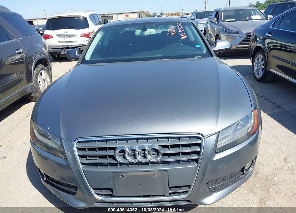 2012 AUDI A5 2.0T PREMIUM VIN: WAURFAFR1CA036048