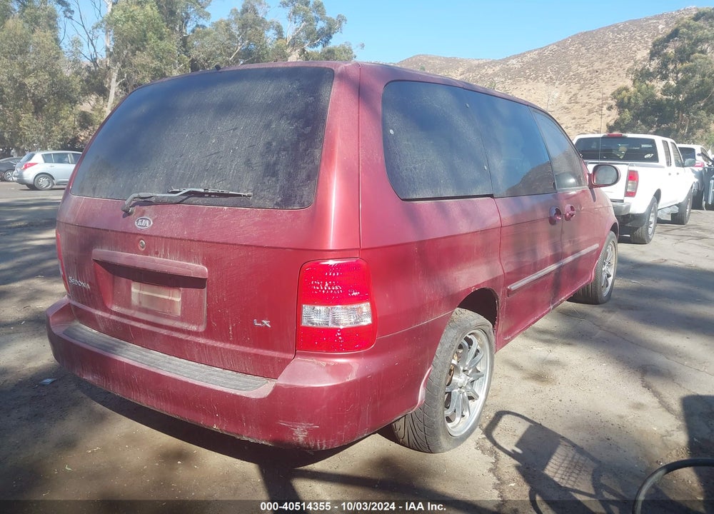 2004 KIA SEDONA EX/LX VIN: KNDUP131246510795