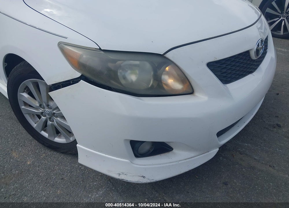 2009 TOYOTA COROLLA S VIN: 2T1BU40E39C129319