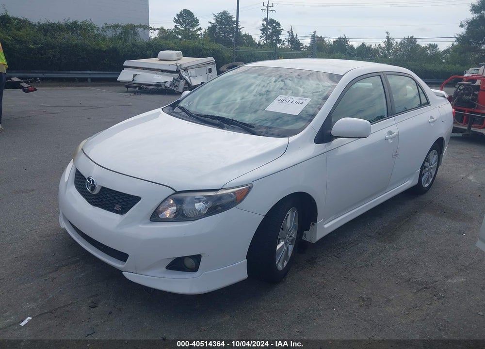 2009 TOYOTA COROLLA S VIN: 2T1BU40E39C129319