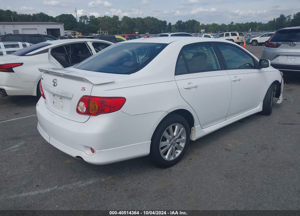 2009 TOYOTA COROLLA S VIN: 2T1BU40E39C129319