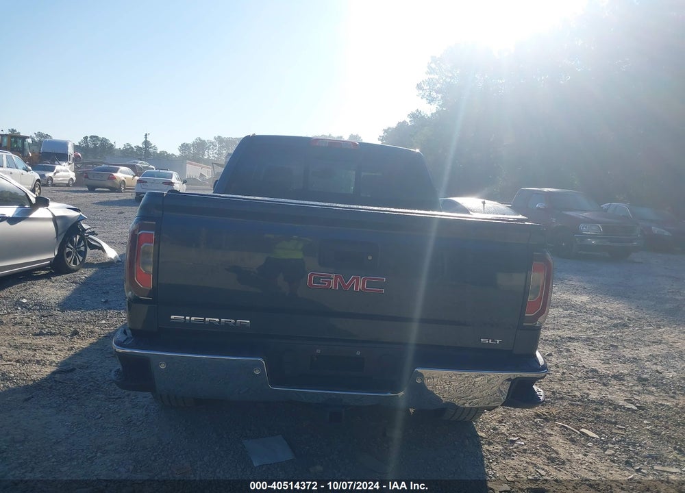 2018 GMC SIERRA 1500 SLT VIN: 3GTU2NEC5JG567572