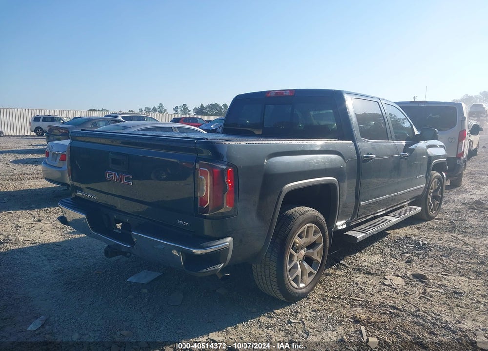 2018 GMC SIERRA 1500 SLT VIN: 3GTU2NEC5JG567572