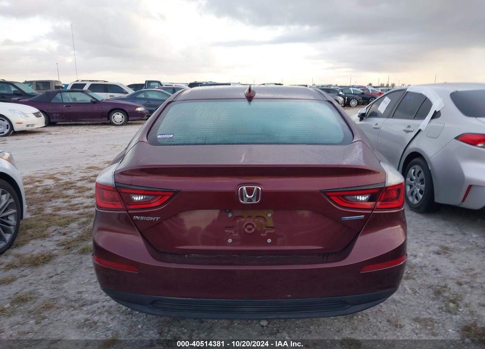 2019 HONDA INSIGHT EX VIN: 19XZE4F58KE012426
