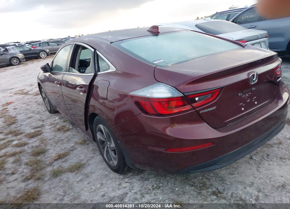 2019 HONDA INSIGHT EX VIN: 19XZE4F58KE012426