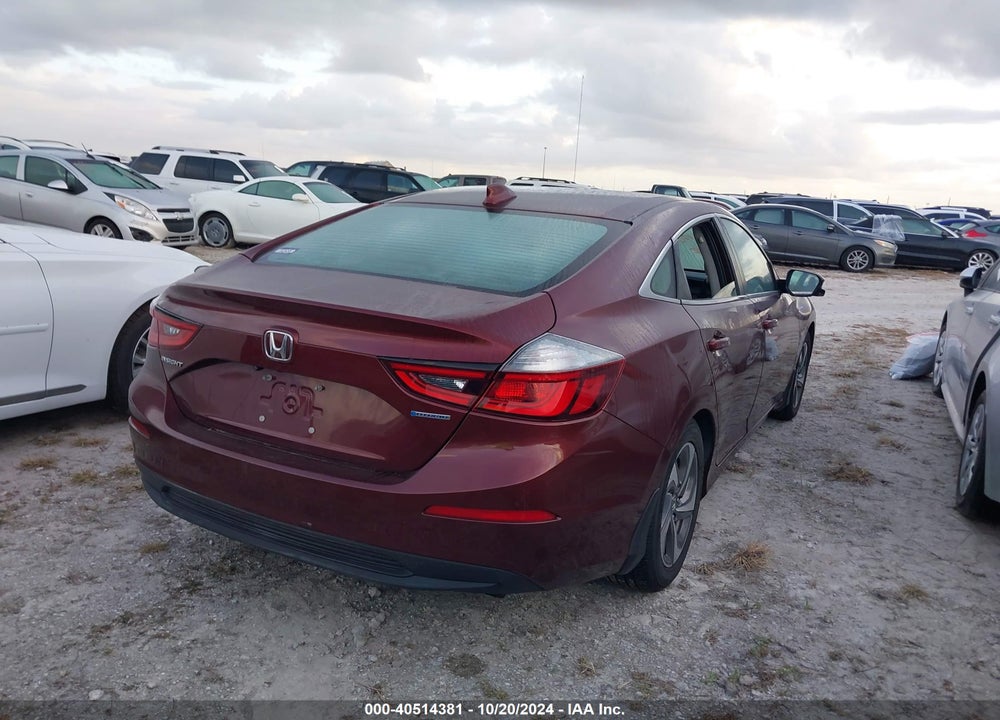 2019 HONDA INSIGHT EX VIN: 19XZE4F58KE012426