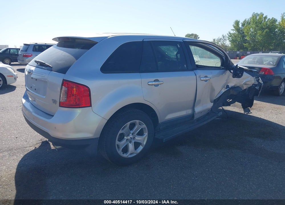 2011 FORD EDGE SEL VIN: 2FMDK4JC8BBA08825