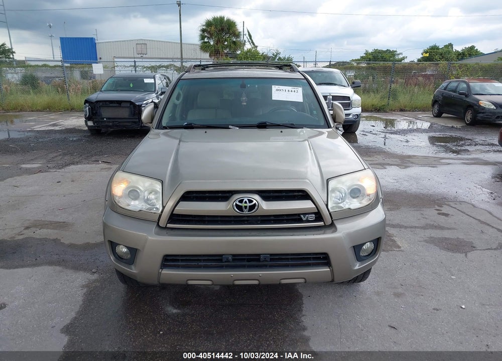 2006 TOYOTA 4RUNNER LIMITED V8 VIN: JTEBT17R760059755