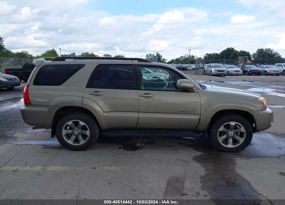 2006 TOYOTA 4RUNNER LIMITED V8 VIN: JTEBT17R760059755