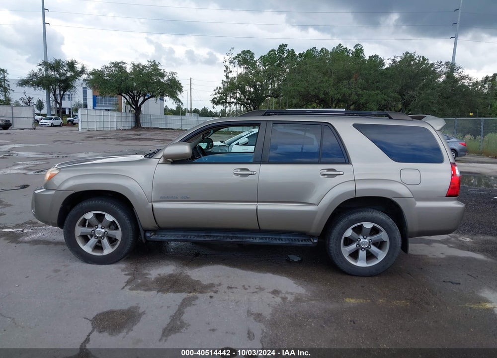 2006 TOYOTA 4RUNNER LIMITED V8 VIN: JTEBT17R760059755