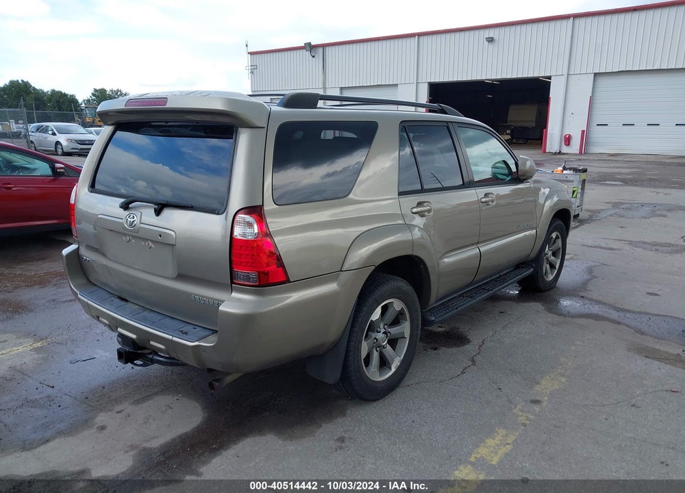 2006 TOYOTA 4RUNNER LIMITED V8 VIN: JTEBT17R760059755