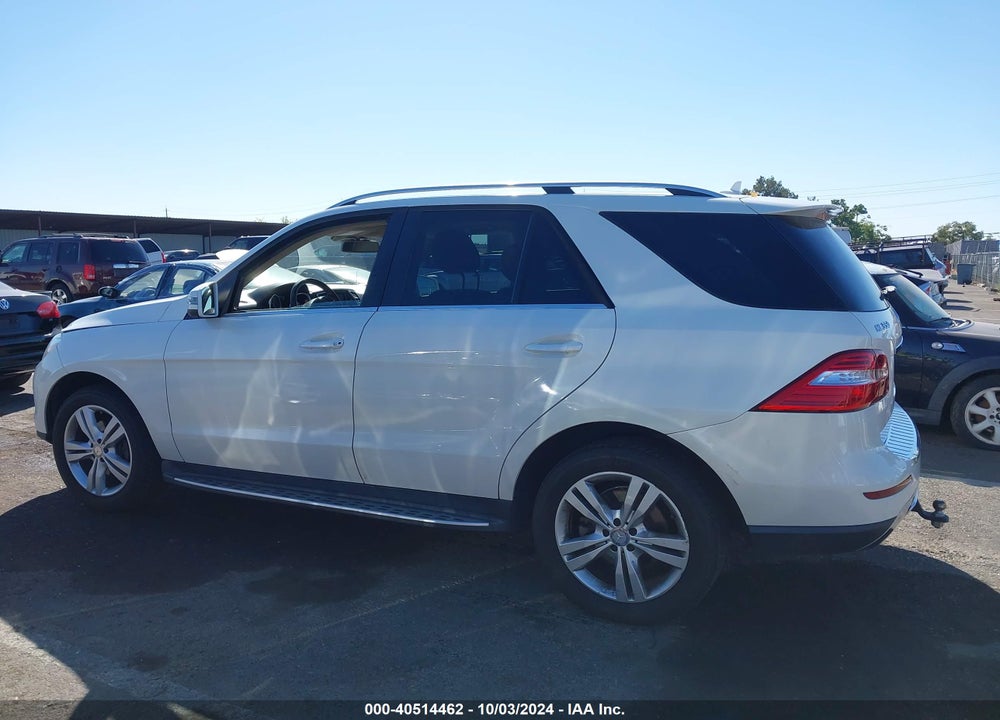 2014 MERCEDES-BENZ ML 350 4MATIC VIN: 4JGDA5HB3EA347837