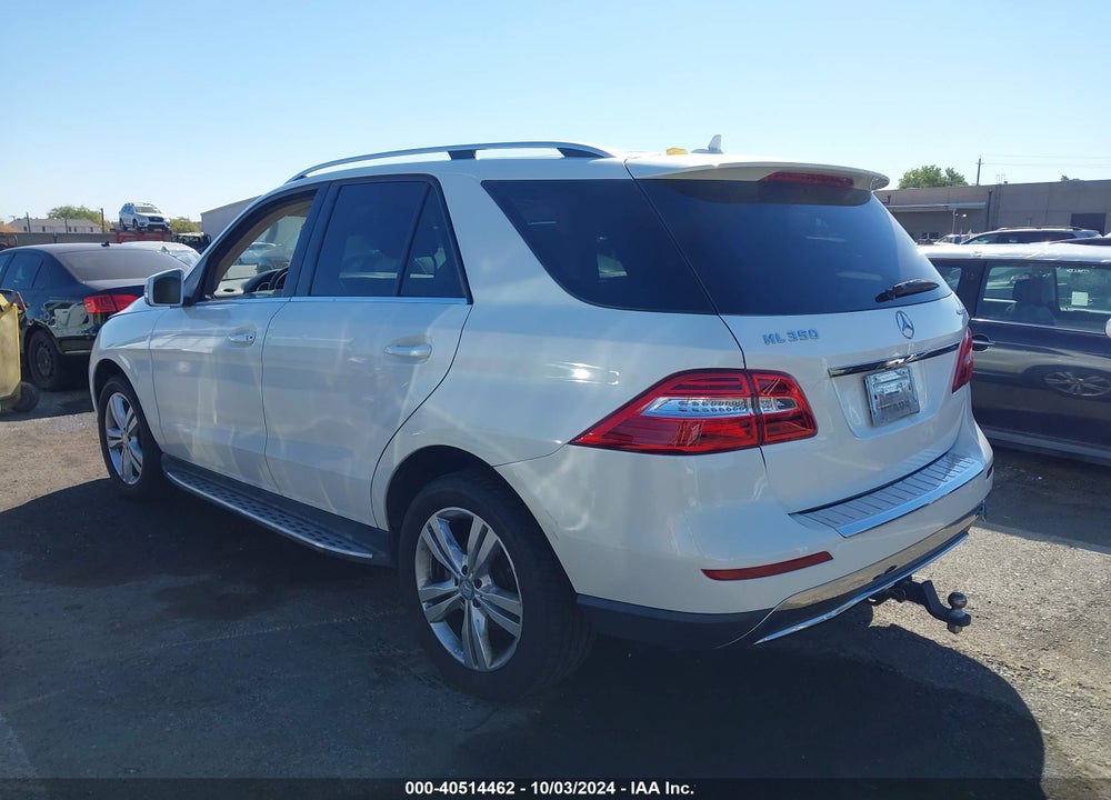 2014 MERCEDES-BENZ ML 350 4MATIC VIN: 4JGDA5HB3EA347837