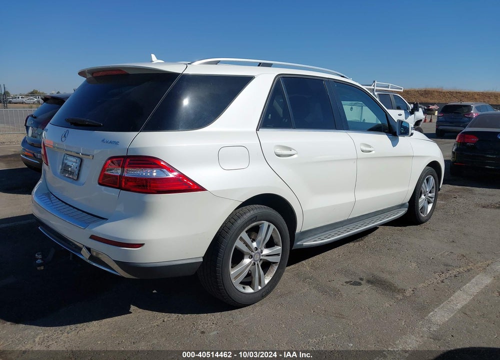 2014 MERCEDES-BENZ ML 350 4MATIC VIN: 4JGDA5HB3EA347837