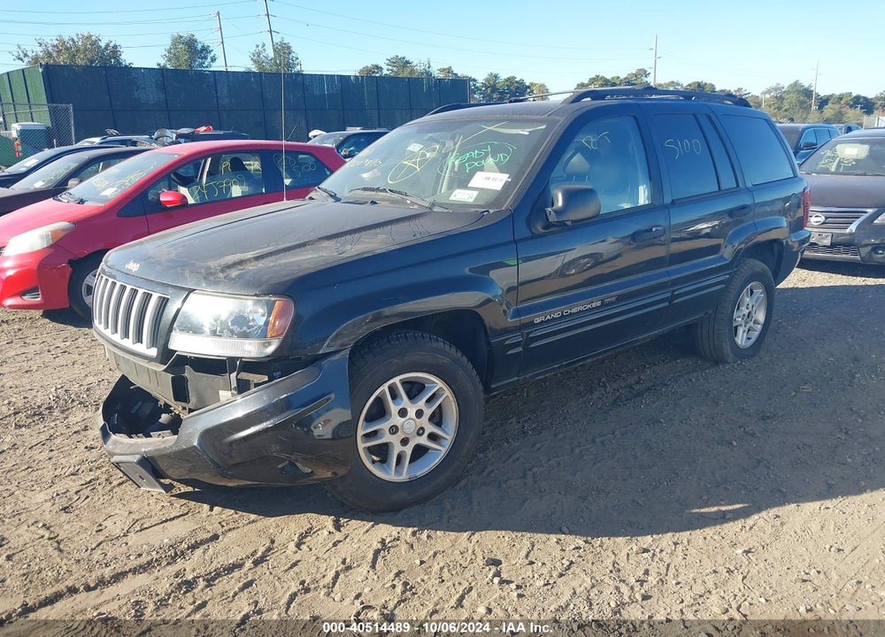 2004 JEEP GRAND CHEROKEE LAREDO VIN: 1J4GW48S54C245644