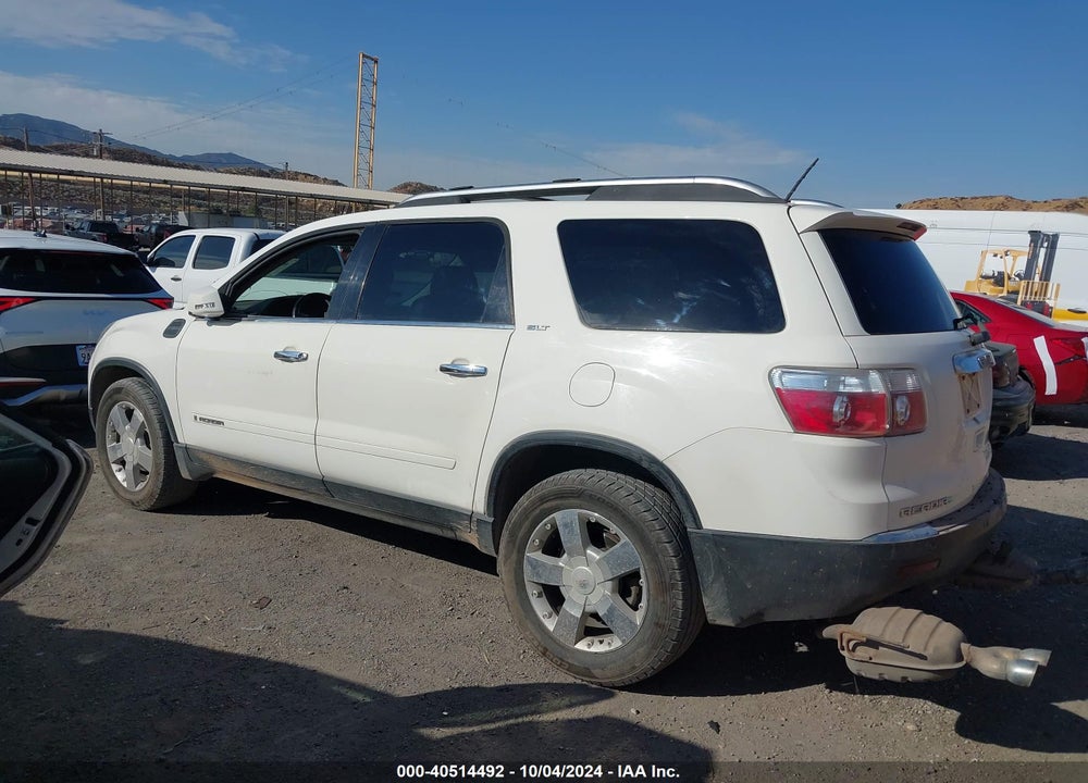 2008 GMC ACADIA SLT-2 VIN: 1GKER337X8J152321