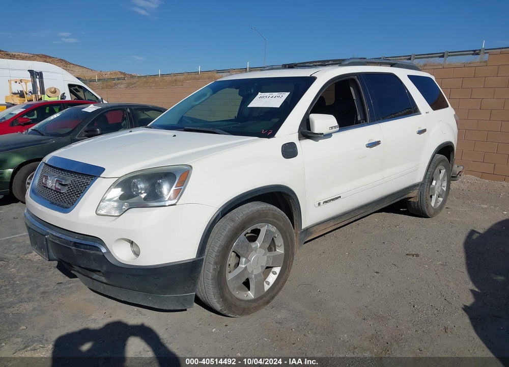 2008 GMC ACADIA SLT-2 VIN: 1GKER337X8J152321