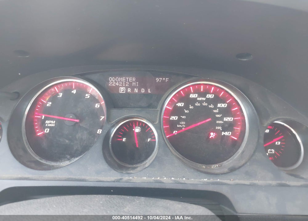 2008 GMC ACADIA SLT-2 VIN: 1GKER337X8J152321