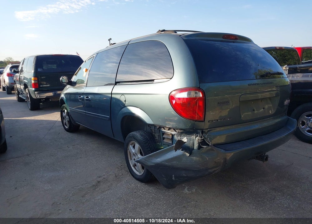 2006 DODGE GRAND CARAVAN SXT VIN: 2D4GP44L76R773636