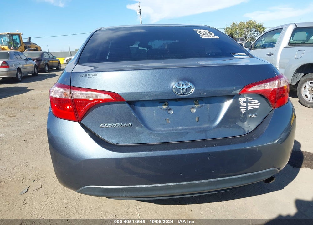 2017 TOYOTA COROLLA LE VIN: 2T1BURHE7HC955624
