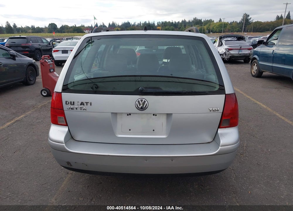 2003 VOLKSWAGEN JETTA GL TDI VIN: WVWRP61J53W478655