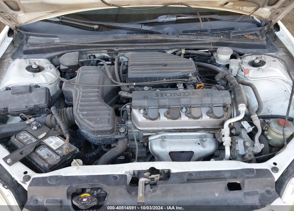 2001 HONDA CIVIC LX VIN: 2HGES15541H581625
