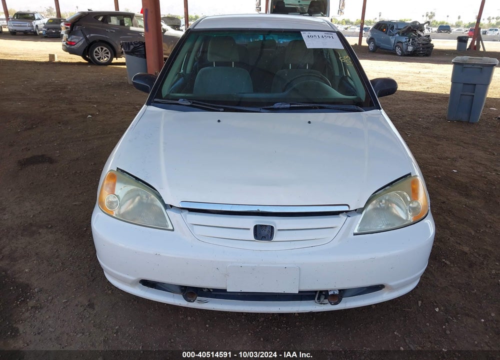 2001 HONDA CIVIC LX VIN: 2HGES15541H581625