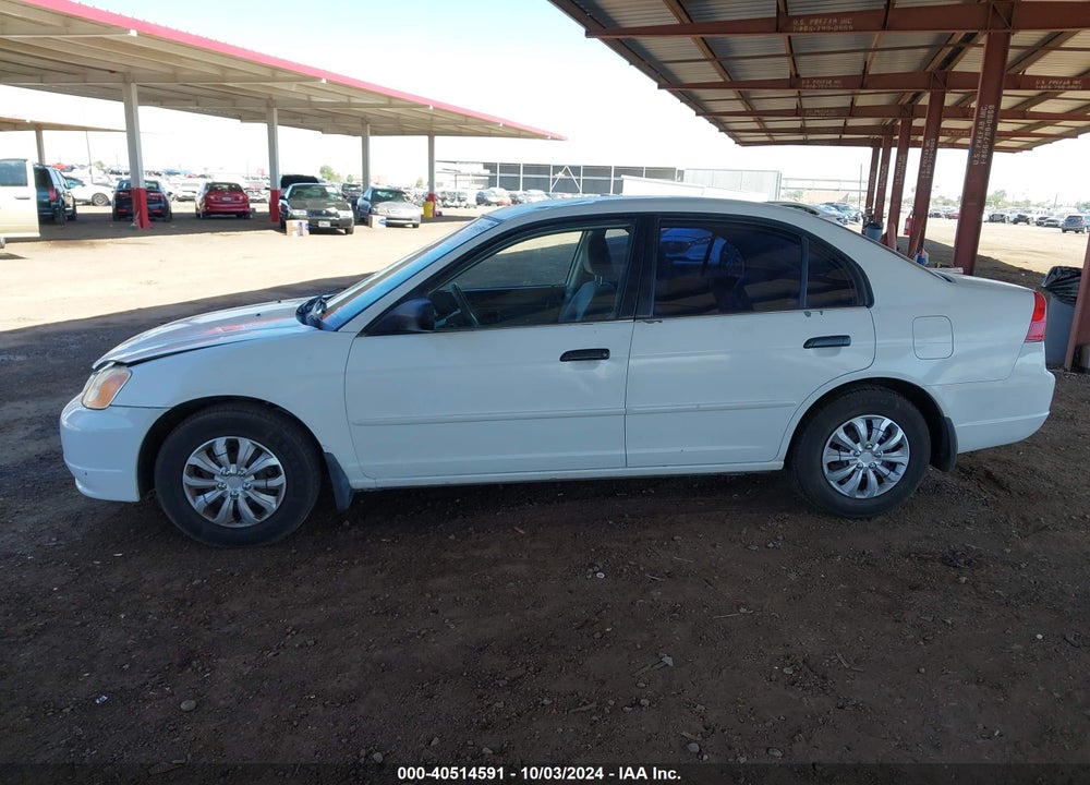 2001 HONDA CIVIC LX VIN: 2HGES15541H581625