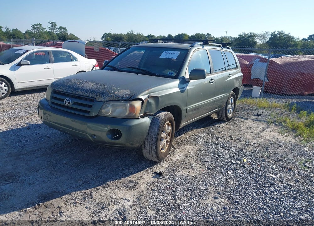 2005 TOYOTA HIGHLANDER VIN: JTEDD21A050127309