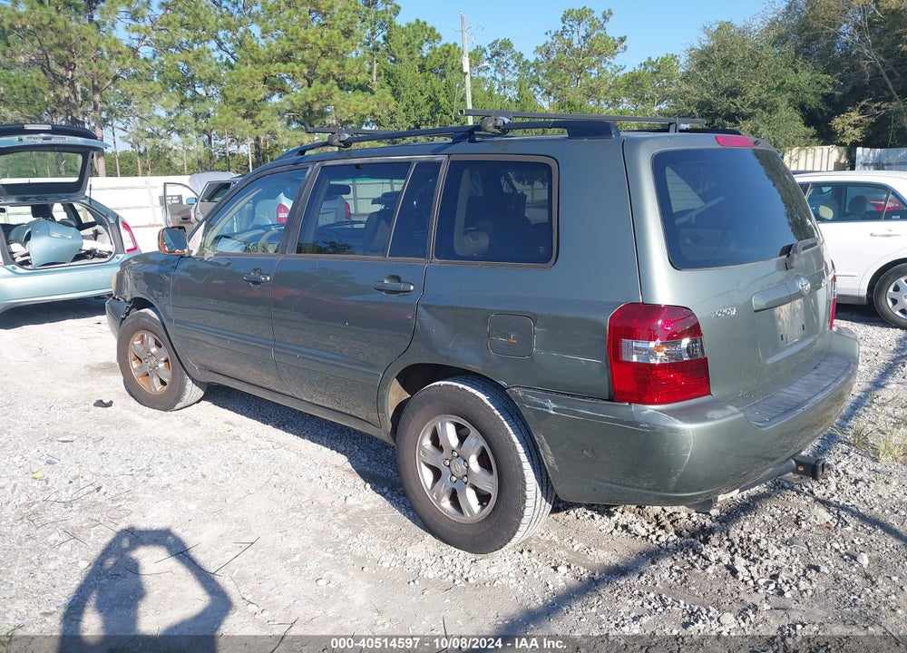2005 TOYOTA HIGHLANDER VIN: JTEDD21A050127309