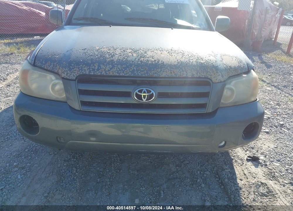 2005 TOYOTA HIGHLANDER VIN: JTEDD21A050127309