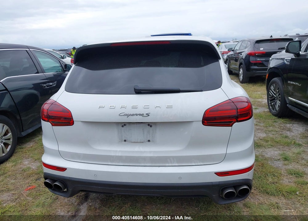 2015 PORSCHE CAYENNE S VIN: WP1AB2A25FLA59903