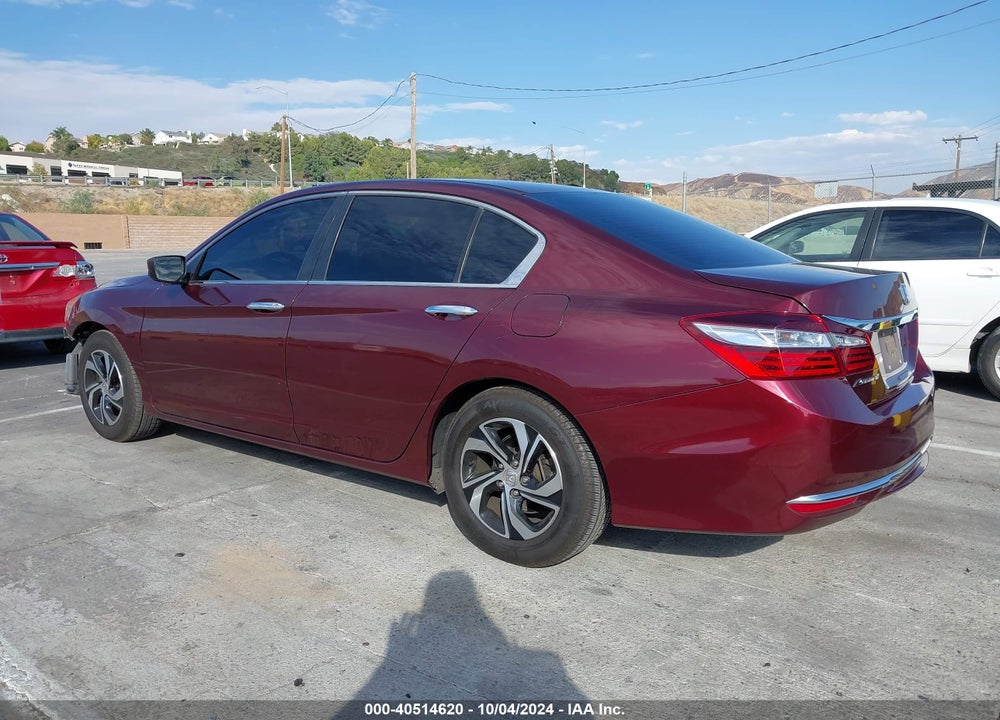2016 HONDA ACCORD LX VIN: 1HGCR2F38GA104077