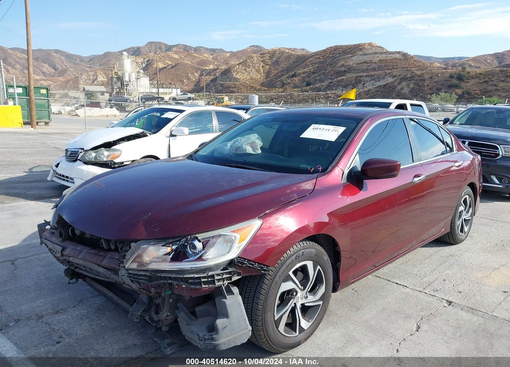 2016 HONDA ACCORD LX VIN: 1HGCR2F38GA104077
