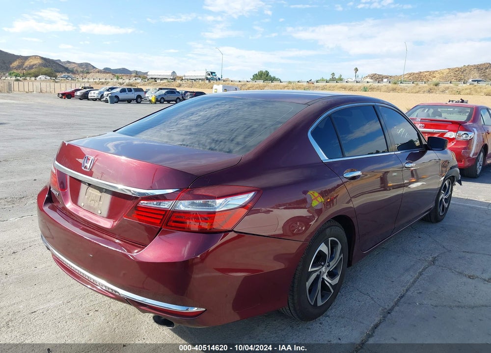 2016 HONDA ACCORD LX VIN: 1HGCR2F38GA104077