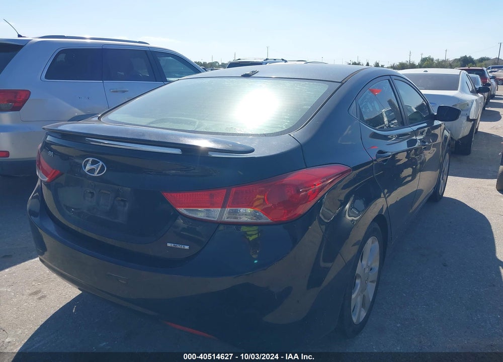 2011 HYUNDAI ELANTRA LIMITED (ULSAN PLANT) VIN: KMHDH4AE3BU102847