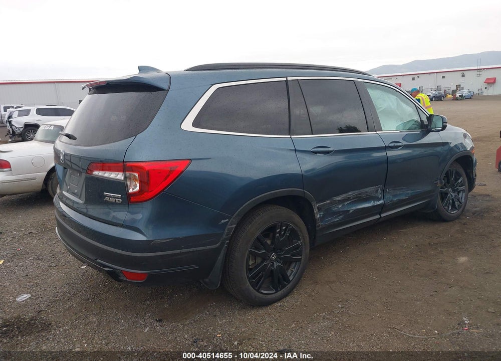 2022 HONDA PILOT AWD SPECIAL EDITION VIN: 5FNYF6H29NB044680