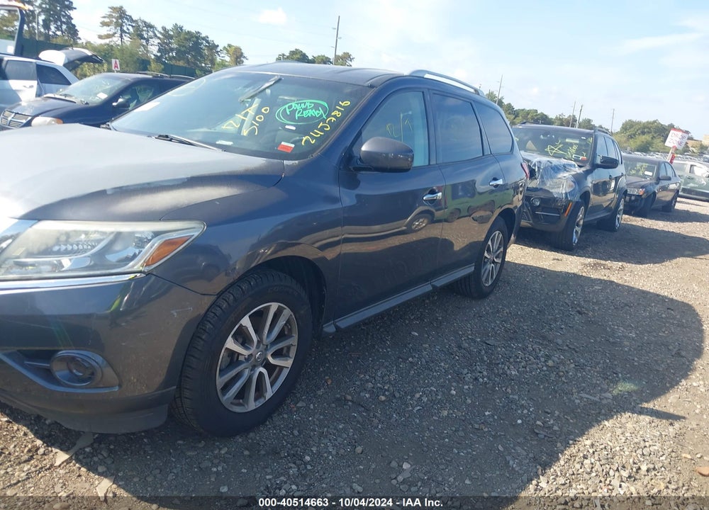 2013 NISSAN PATHFINDER SV VIN: 5N1AR2MM3DC669527
