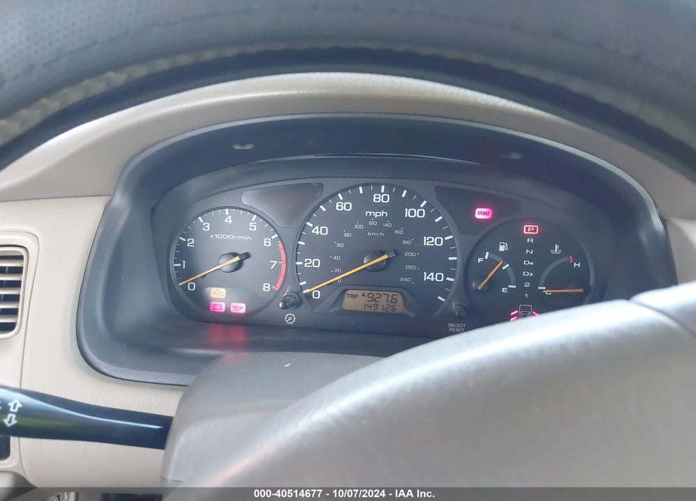 1998 HONDA ACCORD EX V6 VIN: 1HGCG1657WA014435