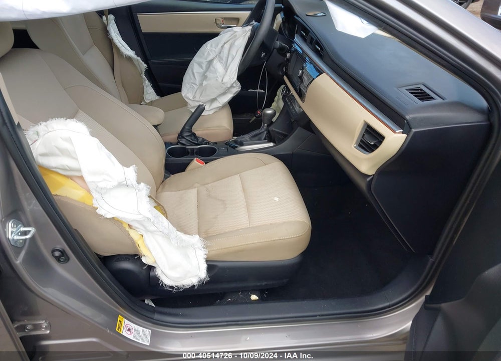 2015 TOYOTA COROLLA LE VIN: 2T1BURHE7FC241344