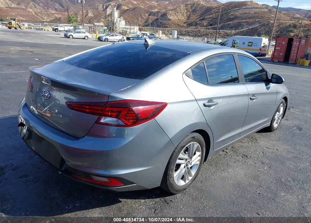 2019 HYUNDAI ELANTRA SEL VIN: KMHD84LF3KU743051