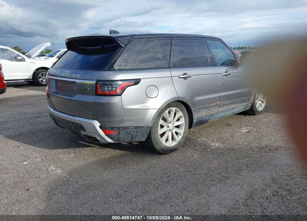 2020 LAND ROVER RANGE ROVER SPORT HSE MHEV VIN: SALWR2SU2LA879777