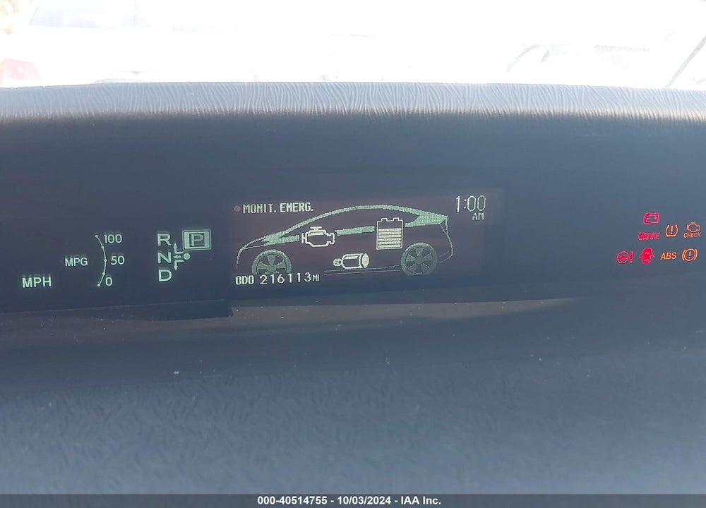 2011 TOYOTA PRIUS TWO VIN: JTDKN3DUXB5343171