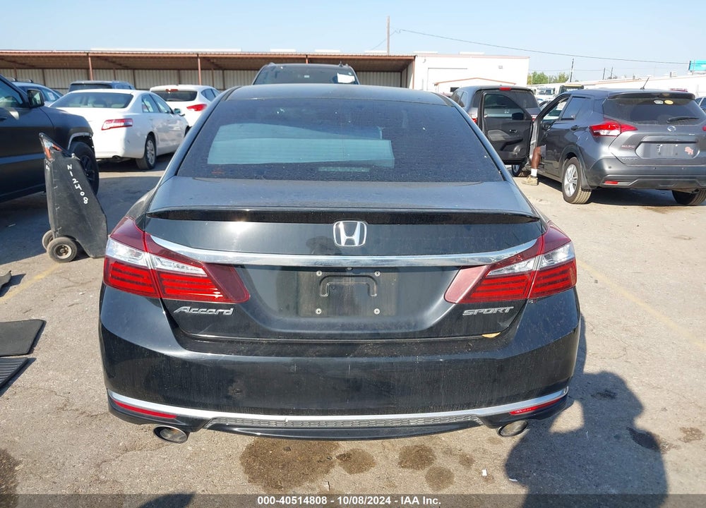 2016 HONDA ACCORD SPORT VIN: 1HGCR2F52GA035081
