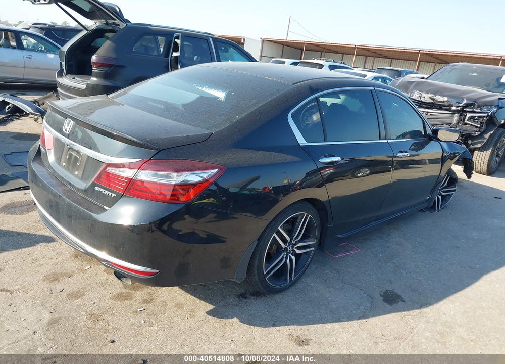 2016 HONDA ACCORD SPORT VIN: 1HGCR2F52GA035081