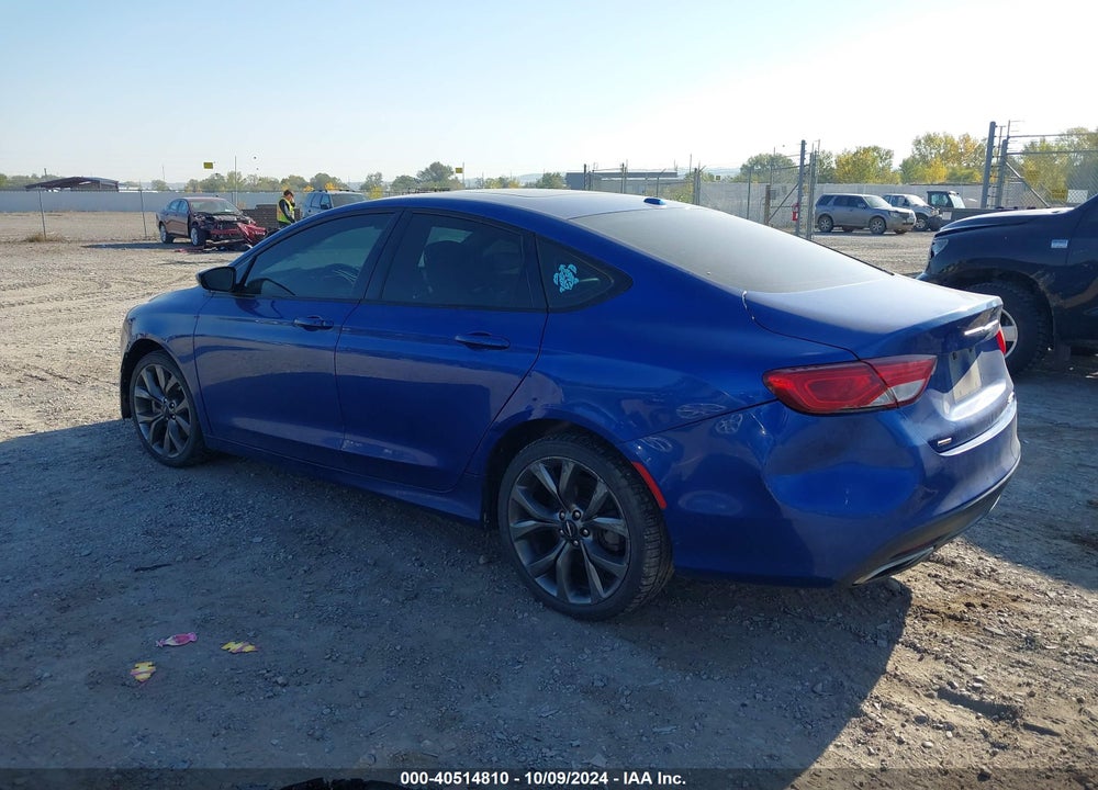 2016 CHRYSLER 200 S VIN: 1C3CCCBG8GN176568