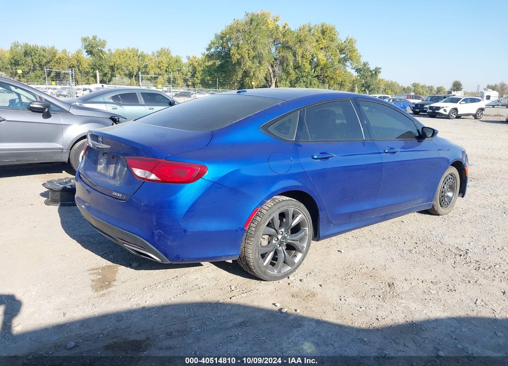 2016 CHRYSLER 200 S VIN: 1C3CCCBG8GN176568
