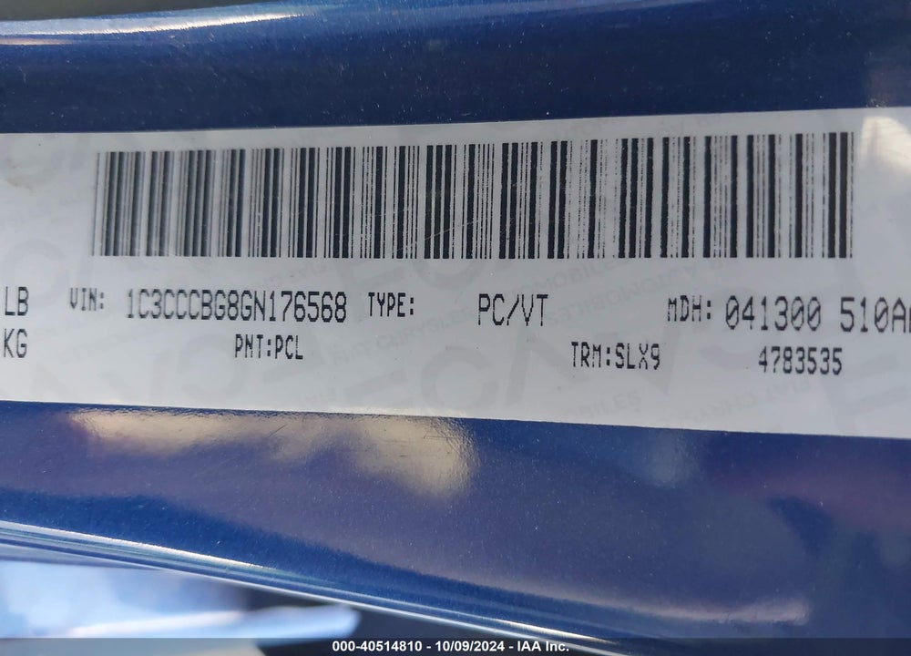 2016 CHRYSLER 200 S VIN: 1C3CCCBG8GN176568